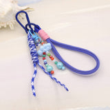 HAND WOVEN LANYARD CUTE BEADED KEYCHAIN_CWMM3548
