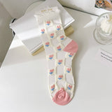 BREATHABLE THIN CARTOON PERSONALIT SOCKS BOAT SOCKS_CWMS0532