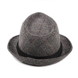 2024 NEW BRITISH STYLE CLASSIC PLAID JAZZ HAT_CWAH1914