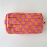 KNITTED LARGE CAPACITY COSMETIC BAG STORAGE BAG_CWAB1214