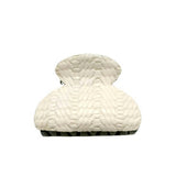 MINI WOVEN FAUX LEATHER TRIBAL HAIR CLAW_CWAHA6381