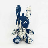 HAND DYED INDIGO BUNNY PLUSH CHARM_CWMM5997