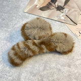 REX RABBIT FUR CLAWS ELEGANT MIXED COLOR CLIPS_CWASC1591