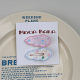 SWEET GIRL FLORAL BOW 2 PACK CLOUD HAIR CLIPS_CWAHA2267