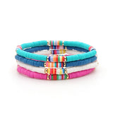 FASHIONABLE MULTI COLOR SOFT CLAY BEADED BRACELET_CWMM3818