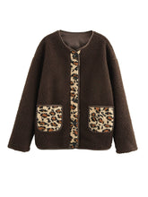 Vintage Personality Design Sense Lamb Wool Coat