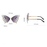 STYLISH LARGE FRAME BUTTERFLY DIAMOND SUNGLASSES_CWASG0192