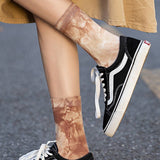 FASHION TIE DYED SKATEBOARD SOCKS STREET SOCKS_CWMS0261