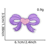 NEW PINK BOW SERIES EMBROIDERED PATCHES_CWMM4019