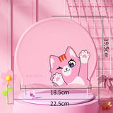 GIRLS SWIM CAP SILICONE WATERPROOF CUTE EAR COVER_CWMM6722