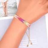 BOHEMIAN BEADED RICE BEAD BRAIDED BRACELET_CWMM3872