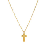 STAINLESS STEEL FASHION CROSS NECKLACE_CWMM5709