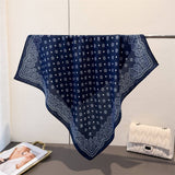 Paisley Herringbone Pattern Silk Scarf_Cwasc03316