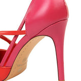 NEW POINTY COLOR MATCHING HOLLOW HIGH HEELS_CWSHH0054