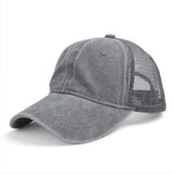 RETRO WASHED SUN PROTECTION BASEBALL CAP_CWAH1543