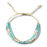 MIXED COLOR RICE BEADS STACKING DESIGN BRACELET_CWMM3798