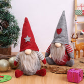 CHRISTMAS FACELESS OLD MAN ELF FIGURINE DECORATION_CWMM2918