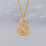 18K GOLD 26 LETTERS CUTE HIP HOP PENDANT NECKLACE_CWMM5871