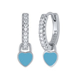 NEW SIMPLE MULTI COLOR LOVE GEOMETRIC EARRINGS_CWAJE1764