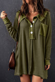 Womens Long Pullover T-Shirt With Loose Lapels