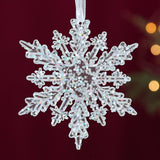 Transparent Xmas Tree Snowflake Reindeer Ornament_Cwmm9800