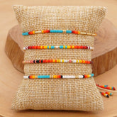 BOHEMIAN STYLE COLOR SMALL BRACELET BEADED BRACELET_CWMM3795