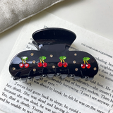 CHERRY ACETATE HAIR CLAW 8CM CUTE TRENDY CLASP_CWAHA1334