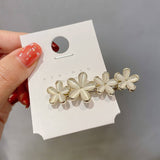 Exquisite Crystal Small Flower Hairpin Side Clip_Cwaha4787