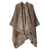SHAWL SOLID COLOR IMITATION CASHMERE CAPE_CWASC2174