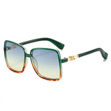 LARGE SQUARE FRAME MULTI COLOR COLORFUL SUNGLASSES_CWASG0424
