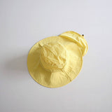 CHILDRENS CANDY COLOR THIN SHAWL BUCKET HAT_CWAH2862