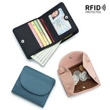 MINI SIMPLE FOLDING ULTRA THIN LEATHER WALLET_CWAB3710