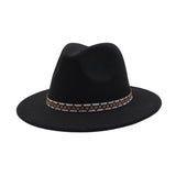 MEN WOMEN RETRO WOOL BLEND FEDORA HAT _CWAH04393