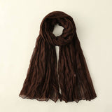 Women Cotton Scarves Soft Fashion Wrap Shawl