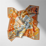 Twilled Satin Mini Scarf Hair Bag Ribbon Wrap