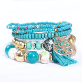 BOHEMIAN MULTI LAYERED TASSEL BRACELET_CWASC0689