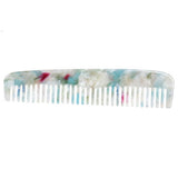 MARBLE TEXTURE ACETATE HAIR COMB STRAIGHT COMB_CWAHA4174