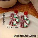 CHRISTMAS SIMPLE AND VERSATILE CARTOON EARRINGS_CWAJE1833