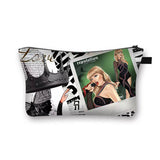 STYLISH PATTERNED WATERPROOF LINEN COSMETIC BAG_CWAB2257