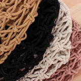 PORTABLE CASUAL HOLLOW COTTON WOVEN BAG_CWAB2116