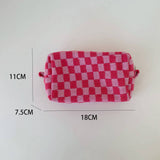 PLAID WASH BAG COSMETIC BAG_CWAB1031
