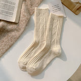 Women'S Wool Socks Warm Women'S Mid-Calf Socks_Cwms1123