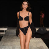 BIKINI NEW SOLID COLOR SPLIT SWIMSUIT_CWMW0264