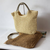 Women Fashion Hollow Woven Handbag_Cwab0810