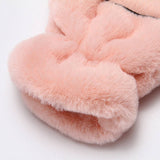 CARTOON WINTER THICK PLUSH HOOP NECK GLOVES_CWAG0272
