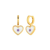 DOPAMINE HEART OPAL STAR CRYSTAL SWEET EARRINGS_CWAJE5061
