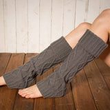 Warm Mid-Length Diamond-Shaped Socks_Cwms0744