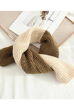 Yarn Kni Colorblock Scarf - Cozy Neck Wrap_Cwasc0052