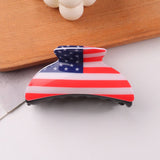 4TH OF JULY RECTANGLE HAIR CLAW CLIPS_CWAHA0700