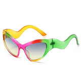 NEW CAT EYE RAINBOW SUNGLASSES_CWASG0412